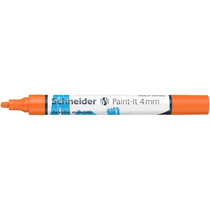 Marqueur acrylique Schneider Paint-it 320 4mm orange 4