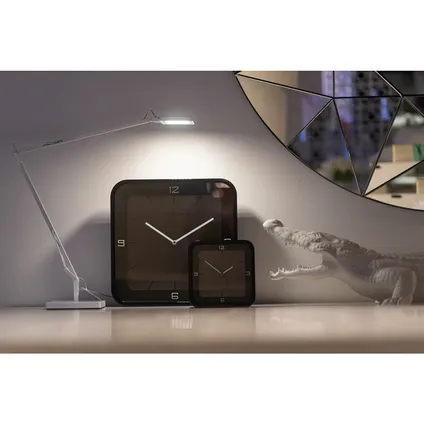 Horloge de table Nextime Square Alarm 20x20x6cm noir 7