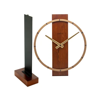 Horloge de table Nextime Table Carl 34x27cm bois brun 2