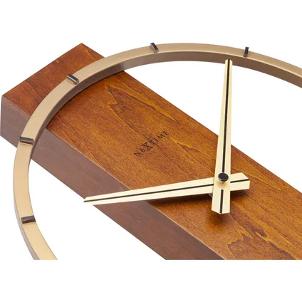 Horloge de table Nextime Table Carl 34x27cm bois brun 7