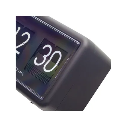 Horloge de table flip Nextime 18x10x7cm noir 4