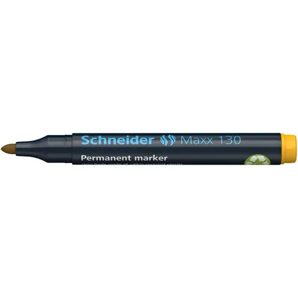 Schneider marker Maxx 130 permanent ronde punt geel 3