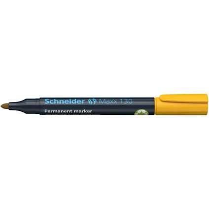 Schneider marker Maxx 130 permanent ronde punt geel 4