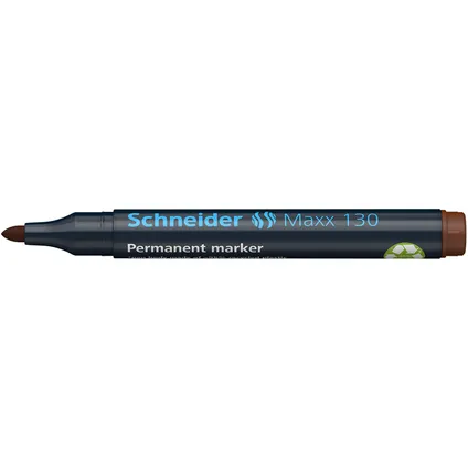 Schneider marker Maxx 130 permanent ronde punt bruin 3