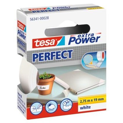 Tesa tape Extra Power Perfect wit 2,75mx19mm