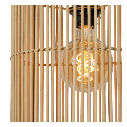 Lucide hanglamp Jantine licht hout Ø26cm E27 7