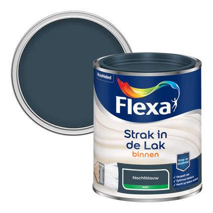 Flexa Strak in de Lak mat nachtblauw 0,75L