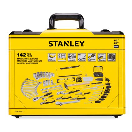 Stanley gevulde gereedschapskoffer 142-delig