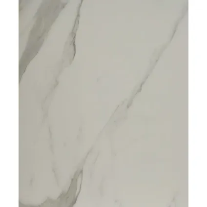 Plan de travail Sencys 304x64x3,8cm marbre blanc mat 2