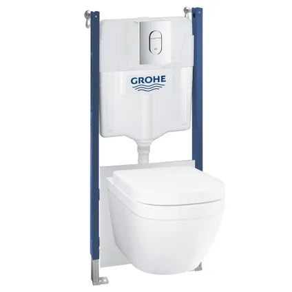 Grohe inbouwtoilet Solido Compact 5-in-1 set wit