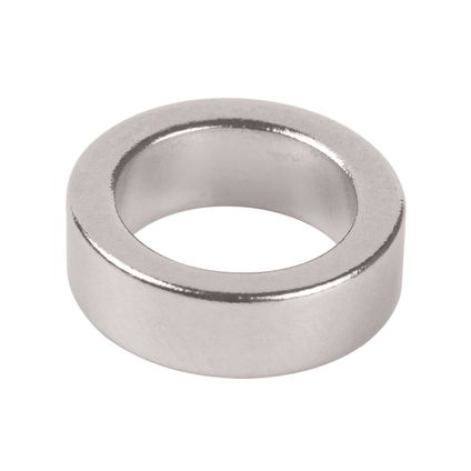 Fix-O-Moll magneet ring Neodym zilver 8,5x12mm 6 stuks