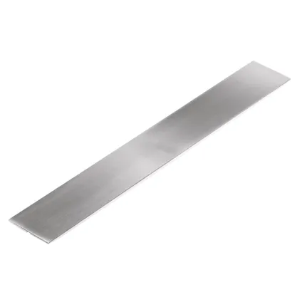 Fix-O-Moll Metaalstrip zilver 30x4cm + 3 strips 5x2cm