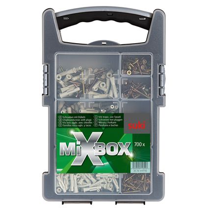 Suki Mixbox Maxi schroef+plug assorti-box 700-delig