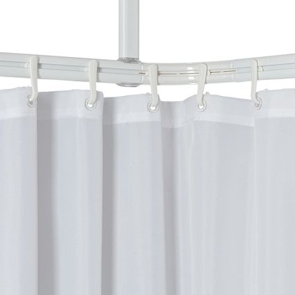 Ensemble barre de rideau de douche Sealskin Easy Roll 90x90x90cm blanc