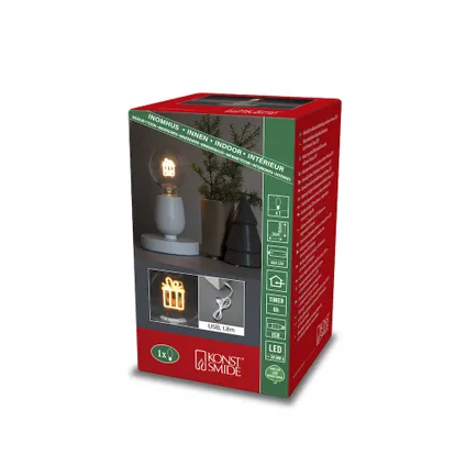 Konstsmide tafellamp cadeau LED warm wit 1,5V 5