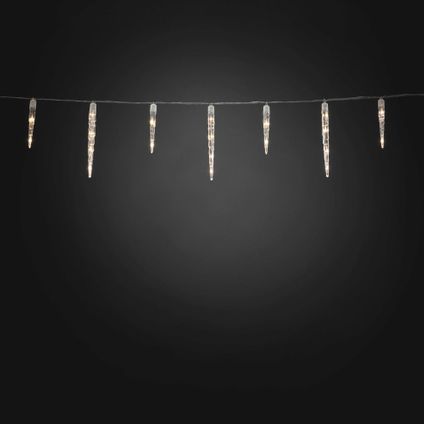 Rideau lumineux 32 stalactites Konstsmide LED, blanc chaud 24V
