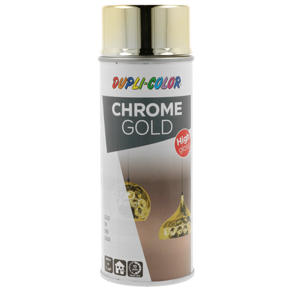 Peinture spray Dupli-color Chrome gold 400ml