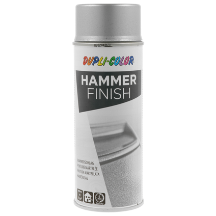 Peinture spray Dupli-color hammer finish argenté 400ml