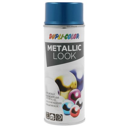 Dupli-Color metaalspray Metallic look azuurblauw 400ml