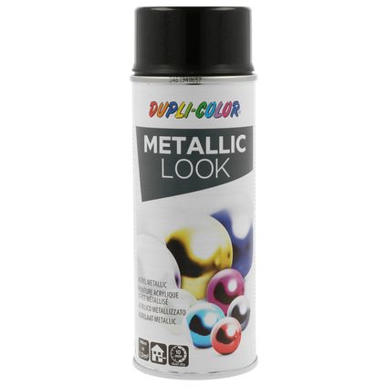 Spray métal Dupli-color Metallic look noir 400ml
