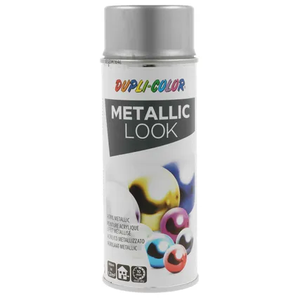 Spray métal Dupli-color Metallic look argent 400ml