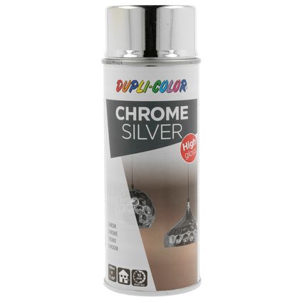 Peinture spray Dupli-color Chrome silver 400ml