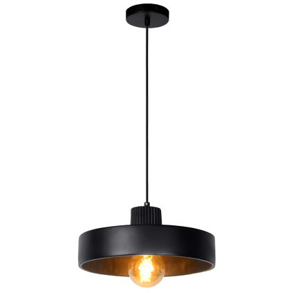Lucide hanglamp Ophelia zwart Ø35cm E27