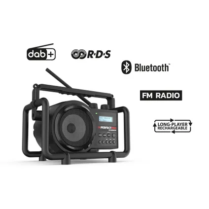 Radio de chantier PerfectPro DABBox 7W 2