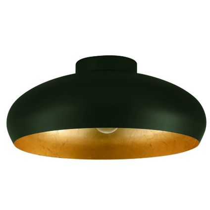 EGLO plafondlamp Mogano zwart goud ⌀30cm E27