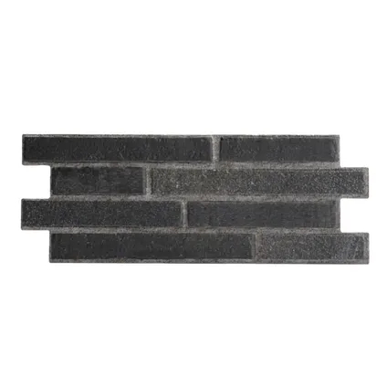 Briquette de parement Klimex Ultrastrong Long Brick anthracite 0,96 m² 2