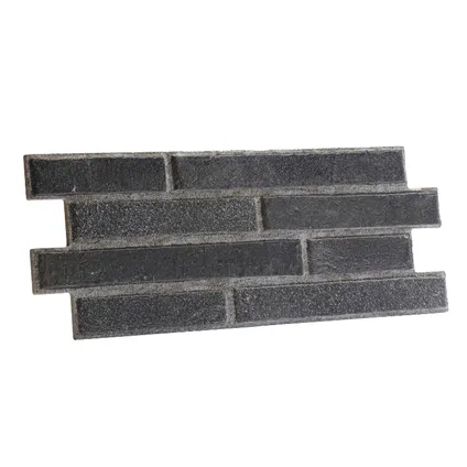 Klimex steenstrip Ultrastrong Long Brick antraciet 0,96 m² 3
