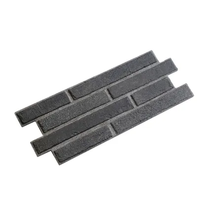 Klimex steenstrip Ultrastrong Long Brick antraciet 0,96 m² 4