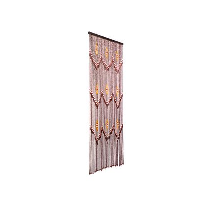 DEGOR deurgordijn/vliegengordijn houten kralen Taipin 90x200cm