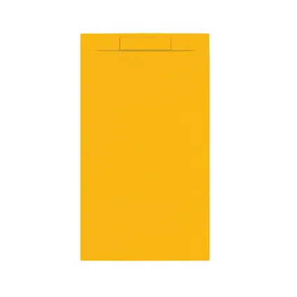 Receveur de douche Allibert Luna 140x80cm rectangle jaune ocre