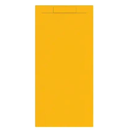 Receveur de douche Allibert Luna 180x80cm rectangle jaune ocre