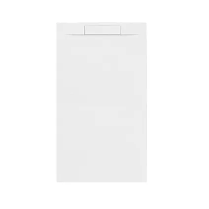 Receveur de douche Allibert Luna 140x80cm rectangle blanc mat