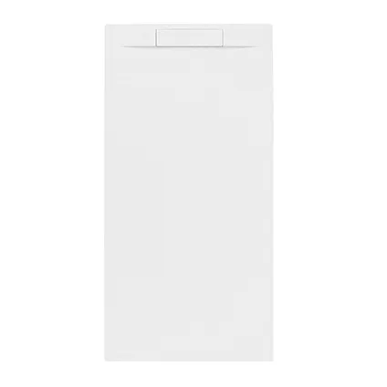 Receveur de douche Allibert Luna 160x80cm rectangle blanc mat