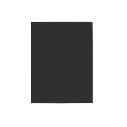 Allibert douchebak Luna 120x90cm rechthoek mat zwart