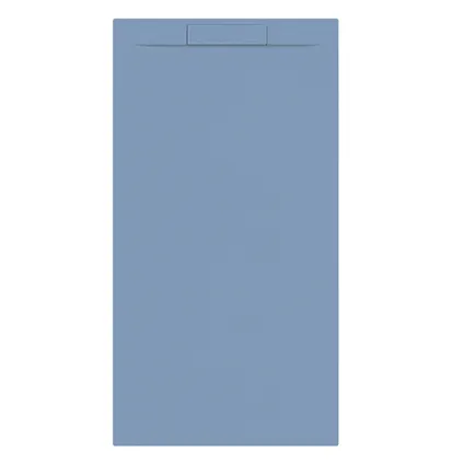 Receveur de douche Allibert Luna 180x90cm rectangle bleu baltique