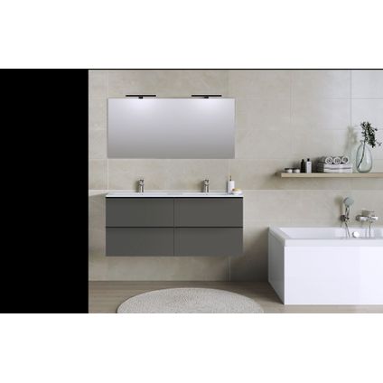 Meuble de salle de bain Allibert Urbain 120cm gris