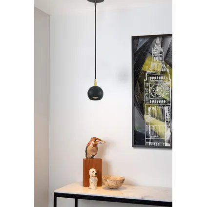 Lucide hanglamp Favori zwart ⌀9cm GU10 3