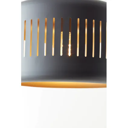 Brilliant hanglamp Tyas zwart goud 3xE27 10