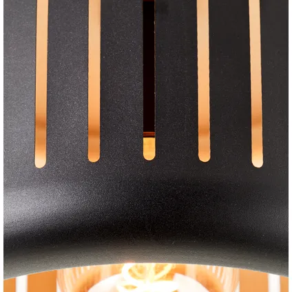 Brilliant plafondlamp Tyas zwart goud ⌀27cm E27 7