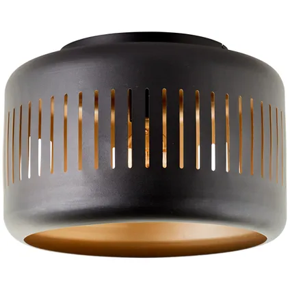 Brilliant plafondlamp Tyas zwart goud ⌀38cm E27 4