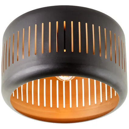 Brilliant plafondlamp Tyas zwart goud ⌀38cm E27 5