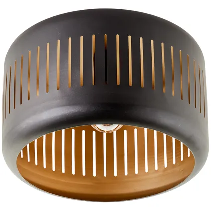 Brilliant plafondlamp Tyas zwart goud ⌀38cm E27 6