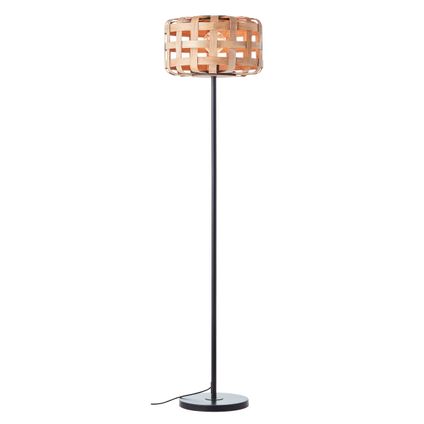 Brilliant vloerlamp Woodline natuur ⌀36cm E27