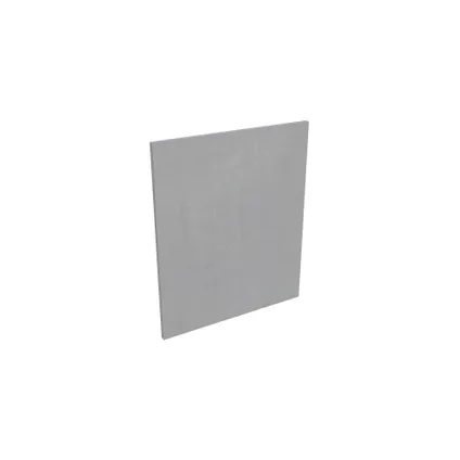 Porte meuble de cuisine Modulo Lea gris béton 60x72cm