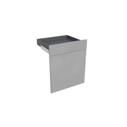 Geheel van 1 deur + 1 lade keukenkast Modulo Lea betongrijs 60x72cm