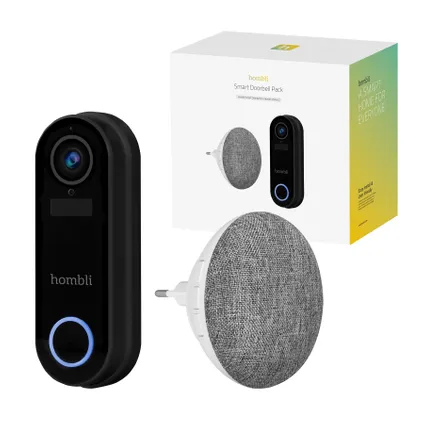 Hombli Smart Doorbell 2 met Chime 2 zwart 2
